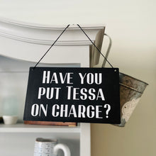 Load image into Gallery viewer, Tesla Charging Reminder Sign
