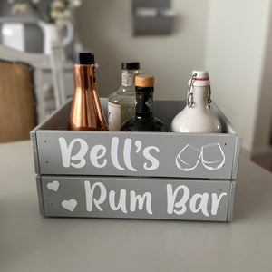 Personalised Rum Bar Crate