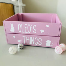 Load image into Gallery viewer, Personalised Cat Toy Box
