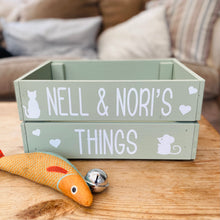 Load image into Gallery viewer, Personalised Cat Toy Box
