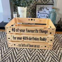 Load image into Gallery viewer, Personalised Large Drinks Crate
