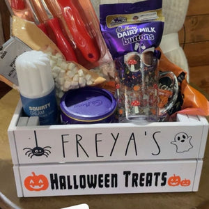 Personalised Halloween Treat Crate