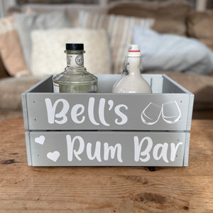 Personalised Rum Bar Crate