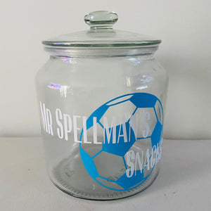 Football Snack Jar