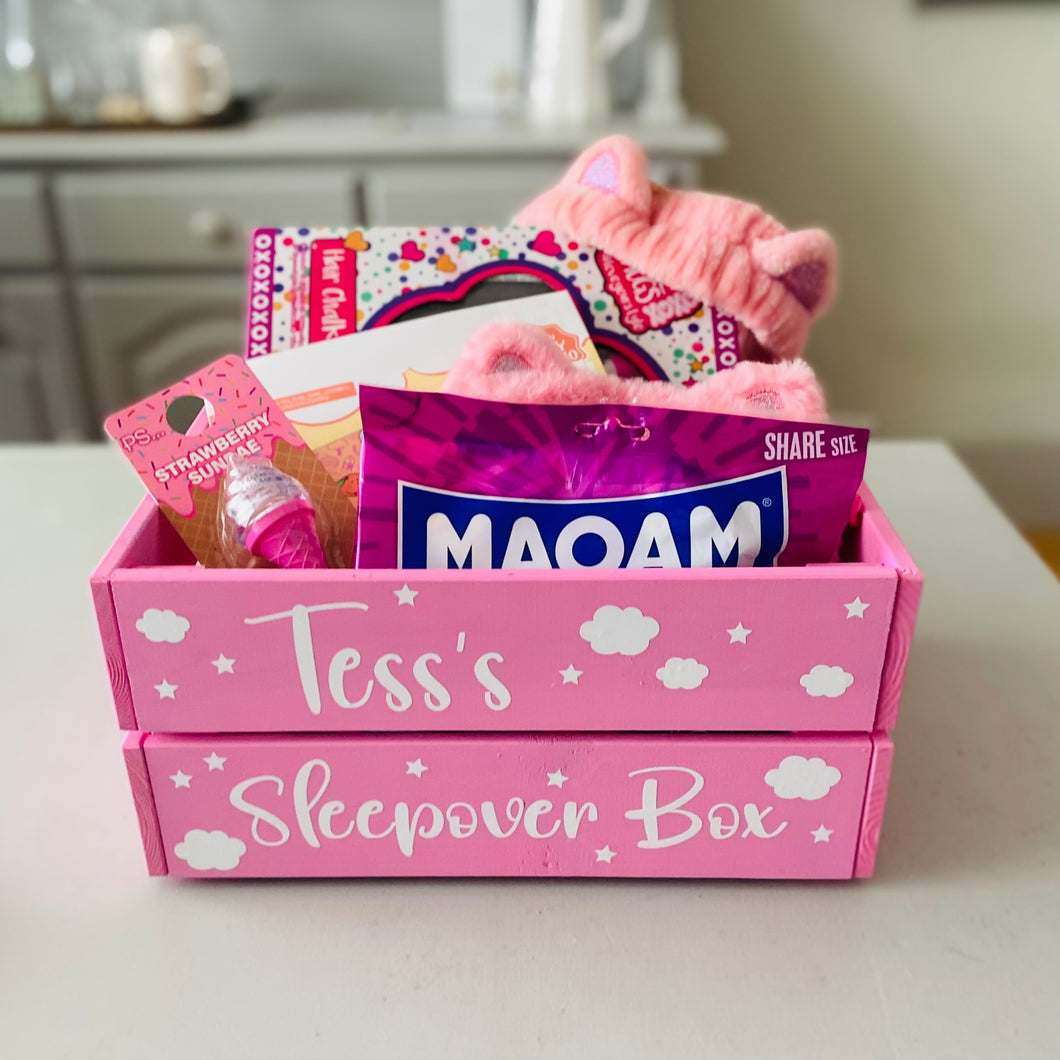 Personalised Sleepover Box