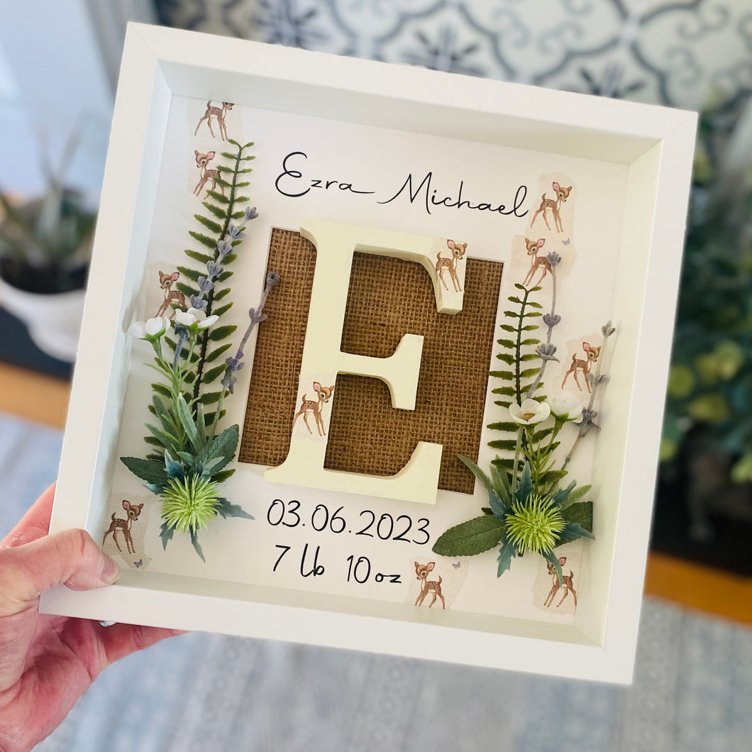 Personalised New Baby Frame