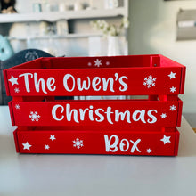 Load image into Gallery viewer, Large Personalised Christmas Eve Crate
