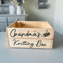 Load image into Gallery viewer, Grandma’s Knitting Box
