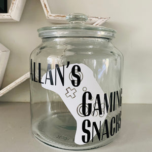 Personalised Controller Gaming Snack Jar