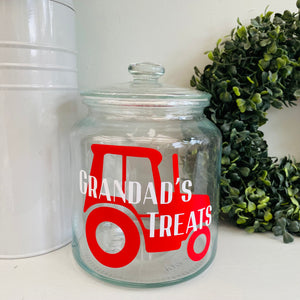 Personalised Tractor Jar