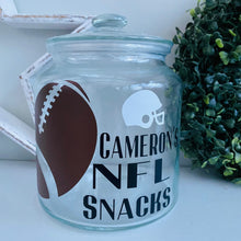 Load image into Gallery viewer, NFL Football Snack Jar
