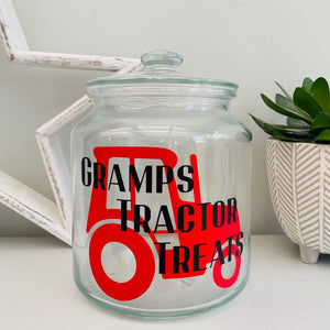 Personalised Tractor Jar