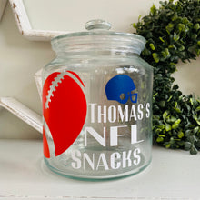 Load image into Gallery viewer, NFL Football Snack Jar
