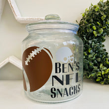 Load image into Gallery viewer, NFL Football Snack Jar
