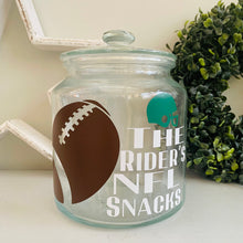 Load image into Gallery viewer, NFL Football Snack Jar
