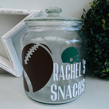 Load image into Gallery viewer, NFL Football Snack Jar
