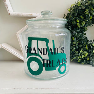 Personalised Tractor Jar