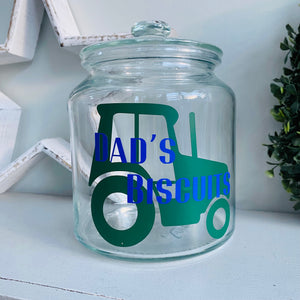 Personalised Tractor Jar