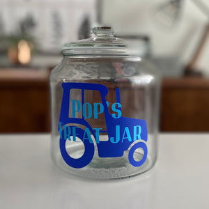 Personalised Tractor Jar