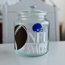 Load image into Gallery viewer, NFL Football Snack Jar
