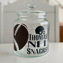 Load image into Gallery viewer, NFL Football Snack Jar
