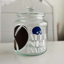 Load image into Gallery viewer, NFL Football Snack Jar
