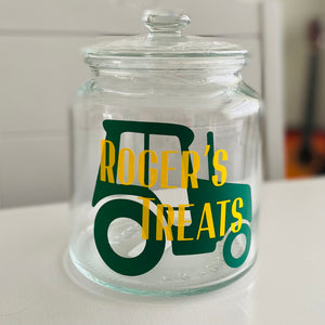 Personalised Tractor Jar