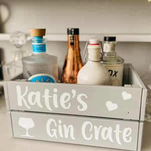 Personalised Drinks Crate