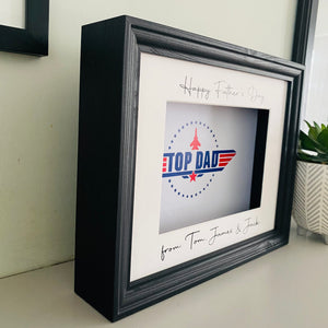 ‘Top Dad’ Personalised Frame