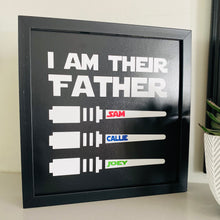 Load image into Gallery viewer, I Am Their Father Personalised Frame
