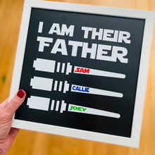 Load image into Gallery viewer, I Am Their Father Personalised Frame
