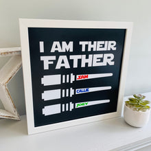 Load image into Gallery viewer, I Am Their Father Personalised Frame
