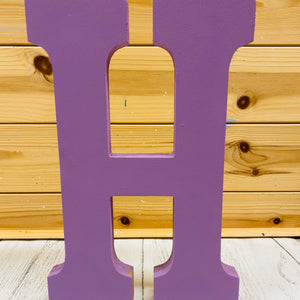 Large Hand Painted Freestanding Letter 25cm