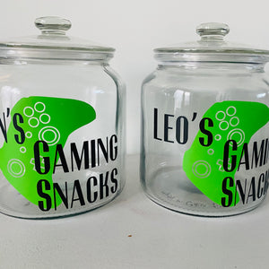 Personalised Controller Gaming Snack Jar