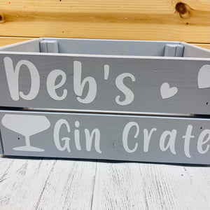 Personalised Drinks Crate