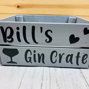 Personalised Drinks Crate