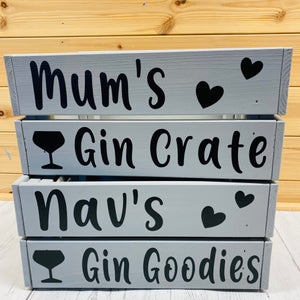 Personalised Drinks Crate