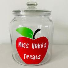 Load image into Gallery viewer, Personalised School Teacher Treat Jar
