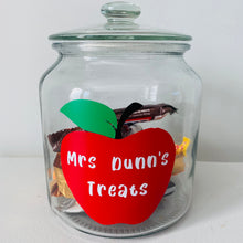 Load image into Gallery viewer, Personalised School Teacher Treat Jar
