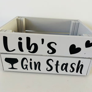 Personalised Drinks Crate