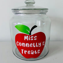 Load image into Gallery viewer, Personalised School Teacher Treat Jar
