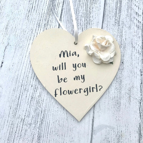 Will you be my flowergirl heart