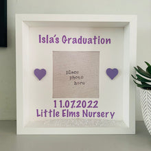 Load image into Gallery viewer, personalised graduation photo box frame
