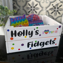 Load image into Gallery viewer, Personalised Fidget Toy Crate
