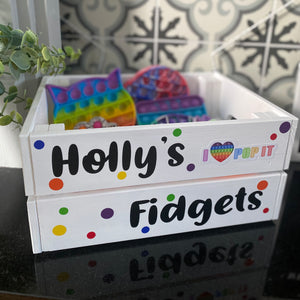 Personalised Fidget Toy Crate