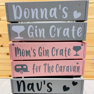 Personalised Drinks Crate