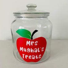 Load image into Gallery viewer, Personalised School Teacher Treat Jar
