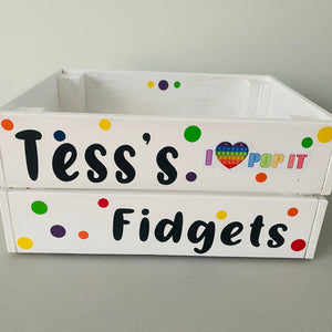 Personalised Fidget Toy Crate