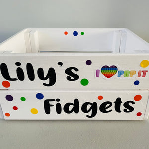 Personalised Fidget Toy Crate