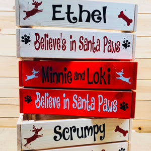 Personalised Pet Christmas Eve Crate